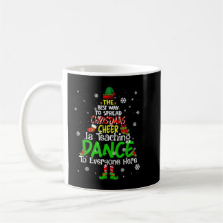 Mug Elf Dance Enseignant Meilleure Voie Noël Soir Est