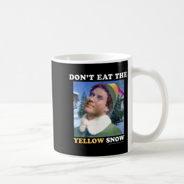 Mug Elf Don't Eat The Yellow Snow  (Droite)