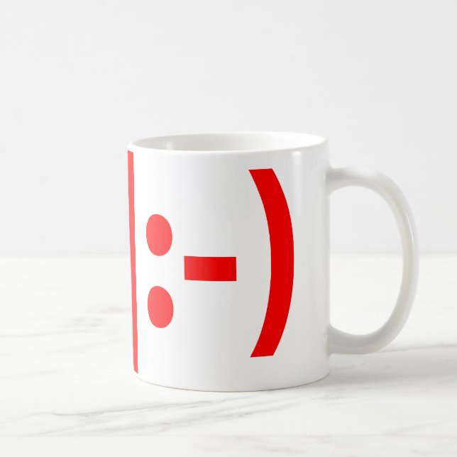 Mug Elfe de Noël Emoticon Xmas ASCII Texte Art (Droite)
