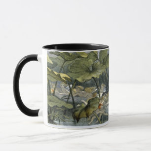 Mug Elfes en bois au jeu, illustration de 'dans