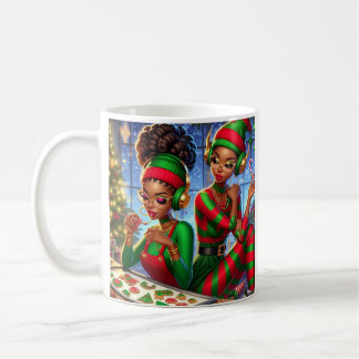 Mug Elfes et bonbons de Noël