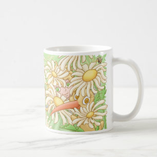 Mug Elfleda et kiwi dans les marguerites