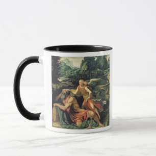Mug Élijah a visité par un ange, c.1534