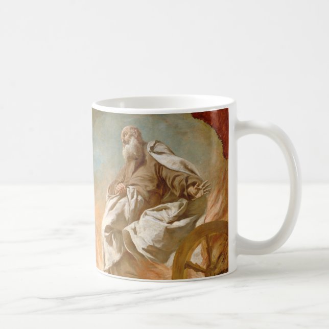 Mug Elijah prise dans un chariot de feu par G. Angeli (Droite)