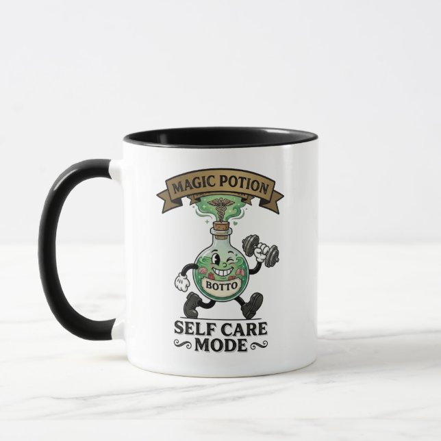 Mug Élixir Magique Rétro pour le Mode de Soins Personn (Gauche)