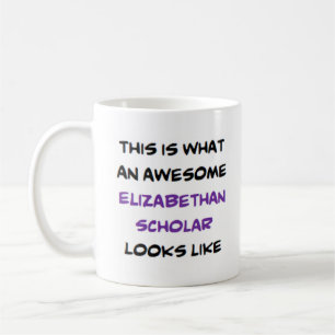 Mug elizabethan érudit, génial