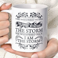Elle a chuchoté en retour Je suis la tempête