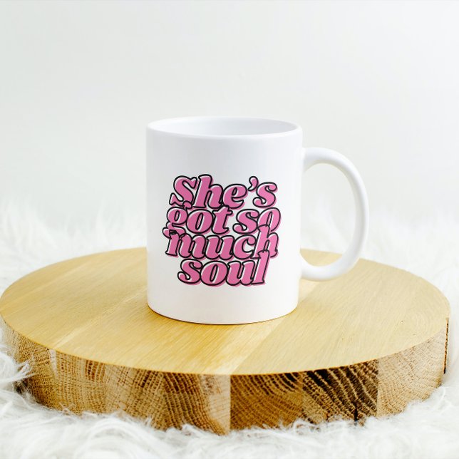 Mug Elle a de la pâte à café Motivation de l'âme (Créateur téléchargé)