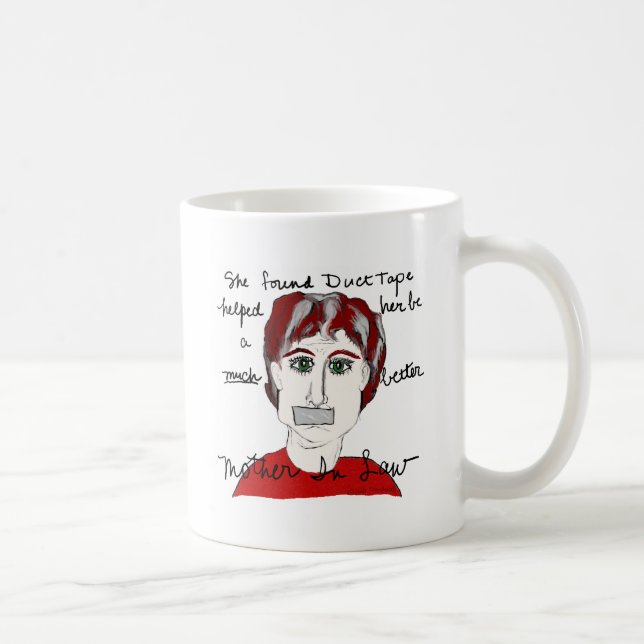 Mug Elle a trouvé le ruban adhésif… (Droite)