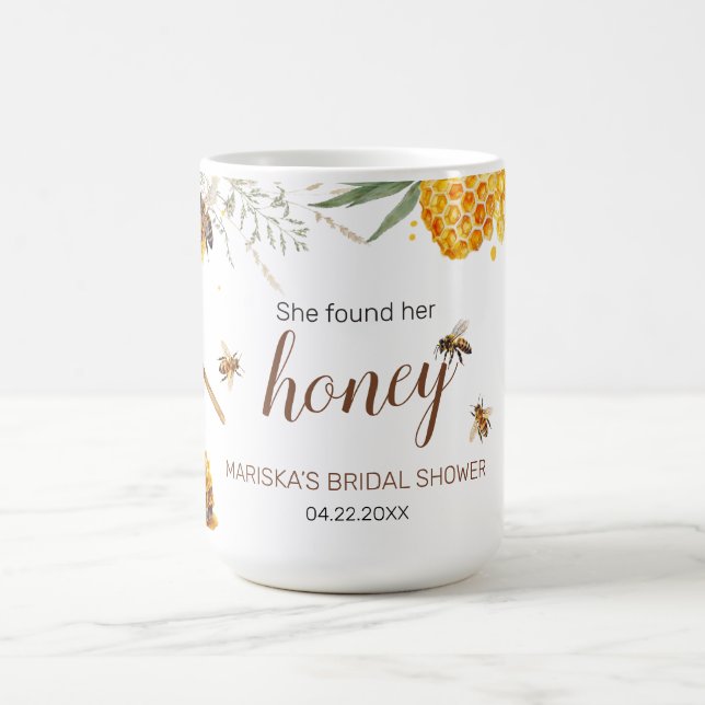 Mug Elle a trouvé sa douche nuptiale Honey (Centre)