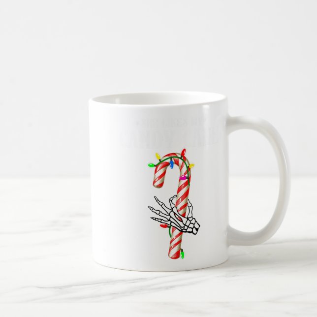 Mug Elle aime mon couple de squelette de canne à sucre (Droite)