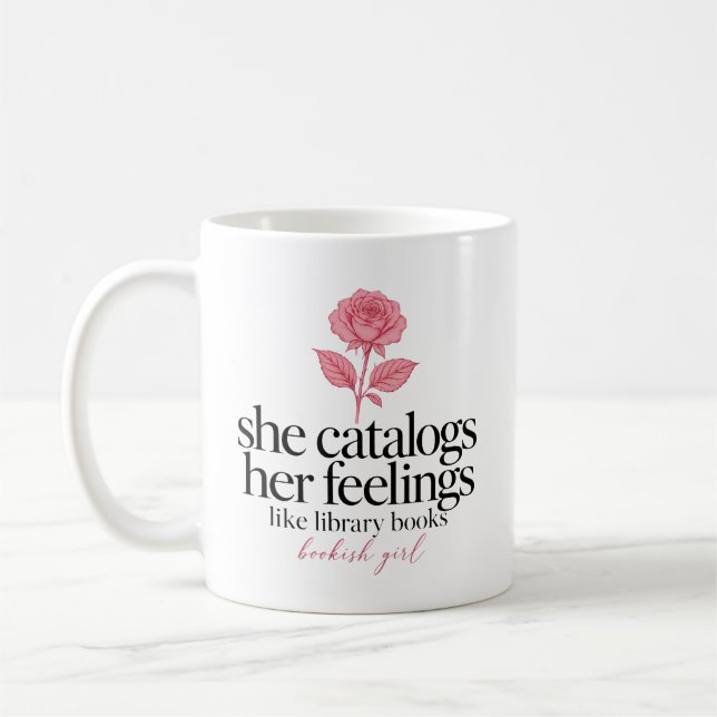 Mug Elle Catalogue Ses Sentiments Comme Des Livres De  (Gauche)