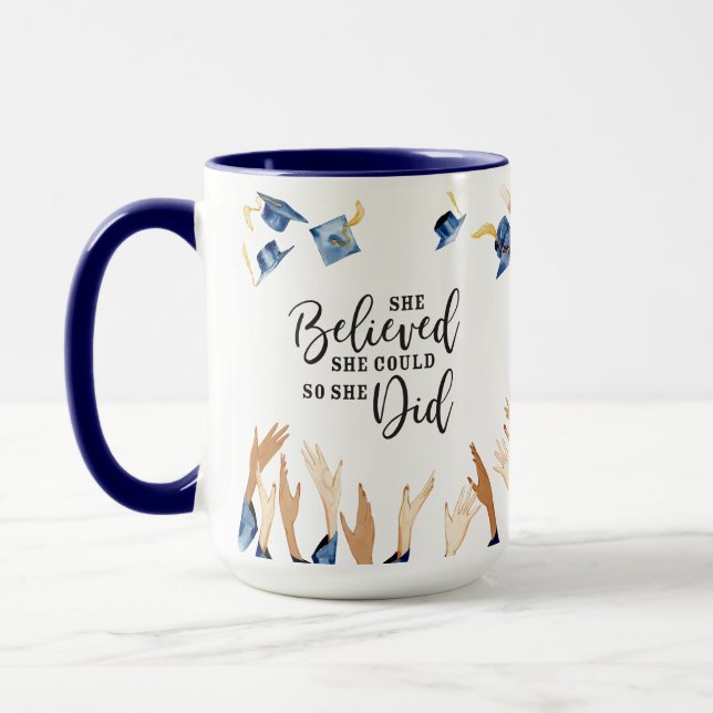 Mug Elle Croyait Qu'Elle Pourrait Personnaliser La Cie (Gauche)