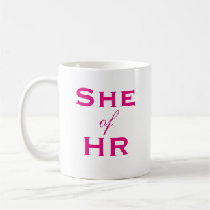 Mug Elle des dames des RH Titre de poste RH Amusant
