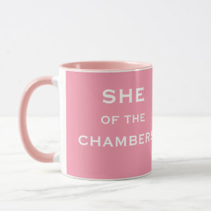 Mug Elle du surnom femelle drôle d'avocat de chambres
