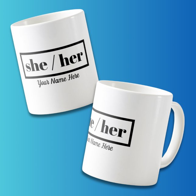 Mug Elle Est encadrée (Créateur téléchargé)