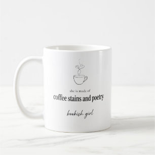 Mug Elle Est Faite De Taches De Café Et De Poésie Book