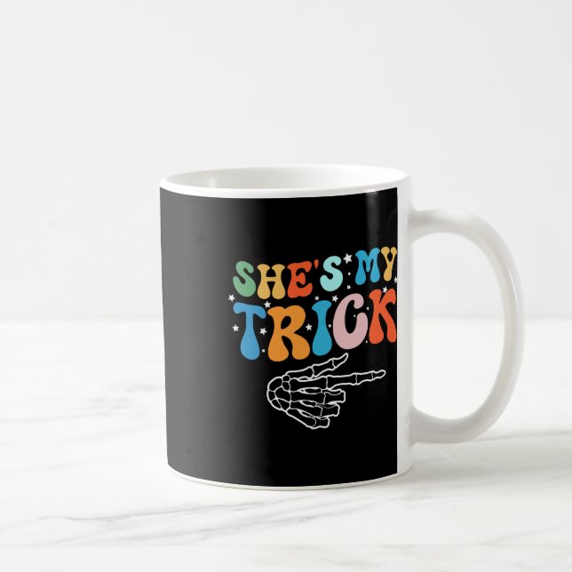 Mug Elle est ma bite Il est ma menace Coupl Halloween (Droite)