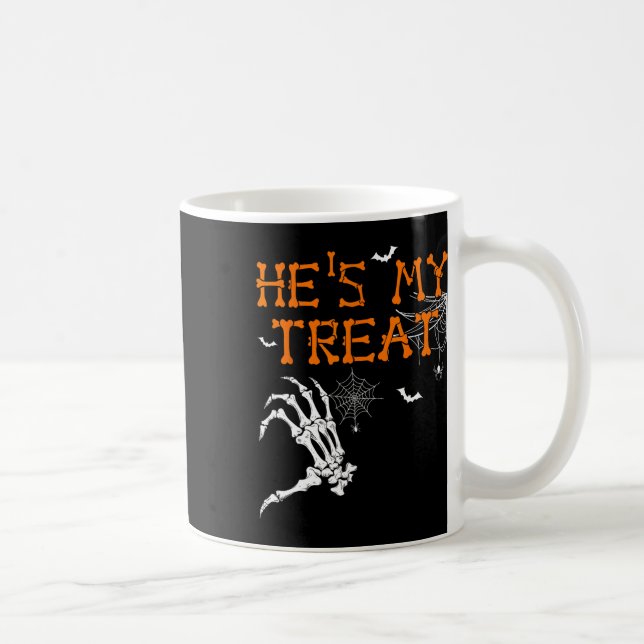 Mug Elle est ma bite Il est ma menace Coupl Halloween (Droite)