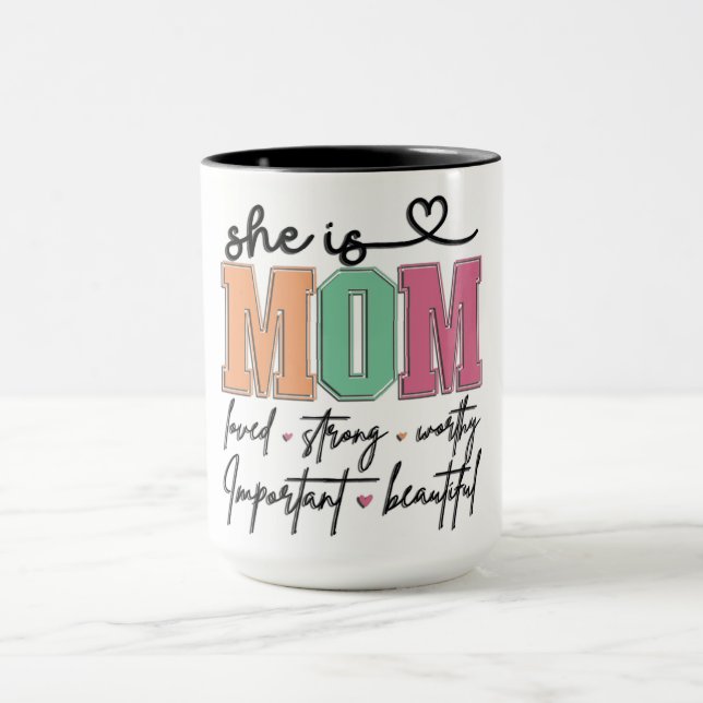 Mug Elle est maman inspirante (Centre)