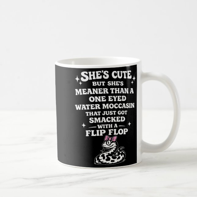 Mug Elle est mignonne mais elle est plus méchante qu'u (Droite)