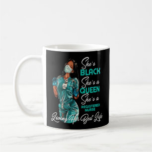 Mug Elle Est Noire Elle Est Reine Elle Est Infirmière