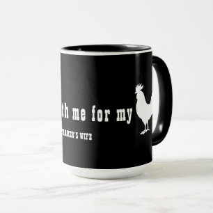 MUG ELLE EST SEULEMENT AVEC MOI POUR MA FEMME DE L'AGR