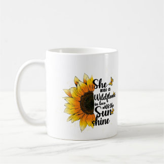 Mug Elle Était Un Fleur sauvage Amoureux Du Soleil