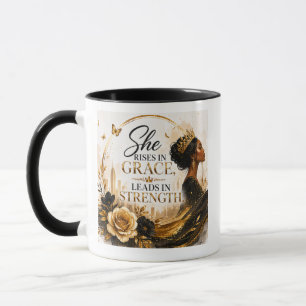 Mug Elle s'élève avec grâce, dirige avec force