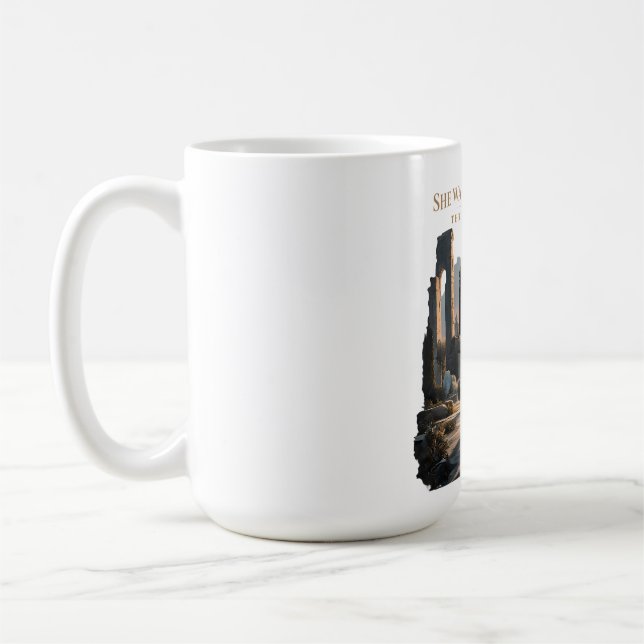 Mug Elle traverse une sorte de matinée différente Poèt (Gauche)