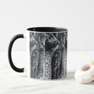 Mug Ellie Eléphant Art Asiatique Animaux Sauvages Jung
