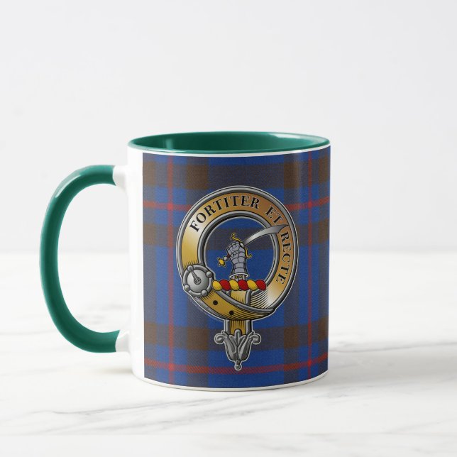 Mug Elliot Tartan & Badge (Gauche)