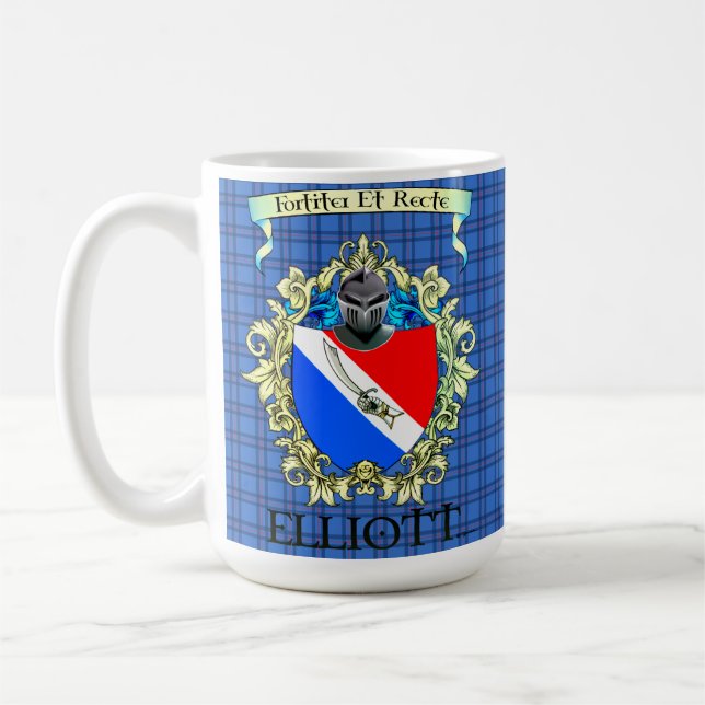 Mug Elliott Crête et Tartan (Gauche)