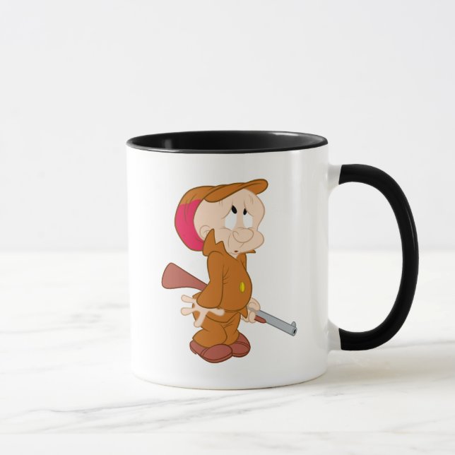 Mug ELMER FUDD™ | Pose effrayée (Droite)