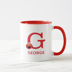 Mug Elmo Ajoutez Votre Nom Et Votre Monogramme G
