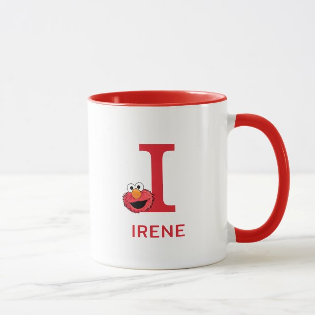 Mug Elmo Ajoutez Votre Nom Et Votre Monogramme I (Droite)
