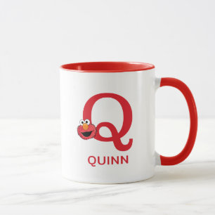 Mug Elmo Ajoutez Votre Nom Et Votre Monogramme Q