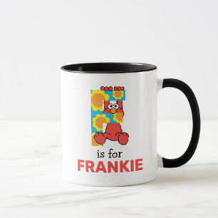Mug Elmo Alphabet F Fleurs