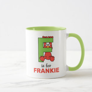 Mug Elmo Alphabet F Vert