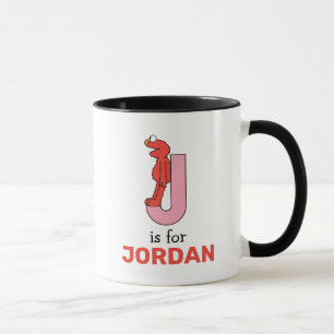 Mug Elmo Alphabet J rose