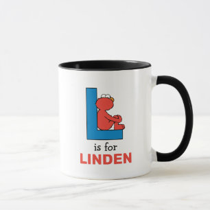 Mug Elmo Alphabet L Bleu