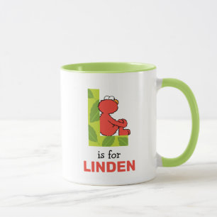 Mug Elmo Alphabet L feuille