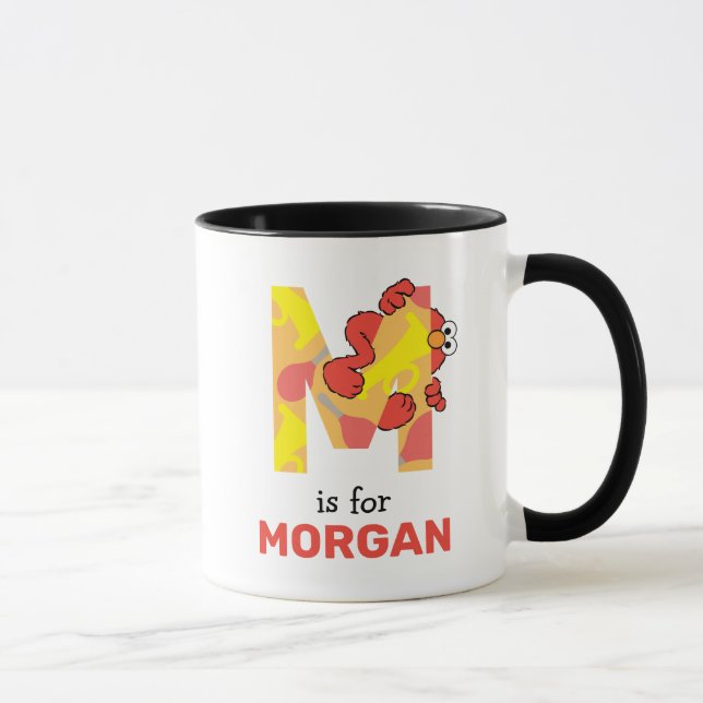 Mug Elmo Alphabet | Musique M (Droite)