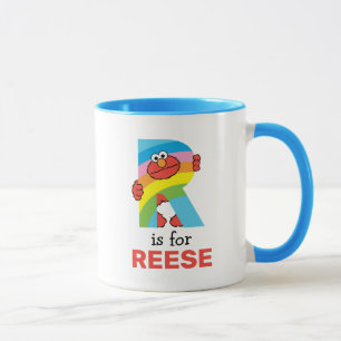 Mug Elmo Alphabet R arc-en-ciel