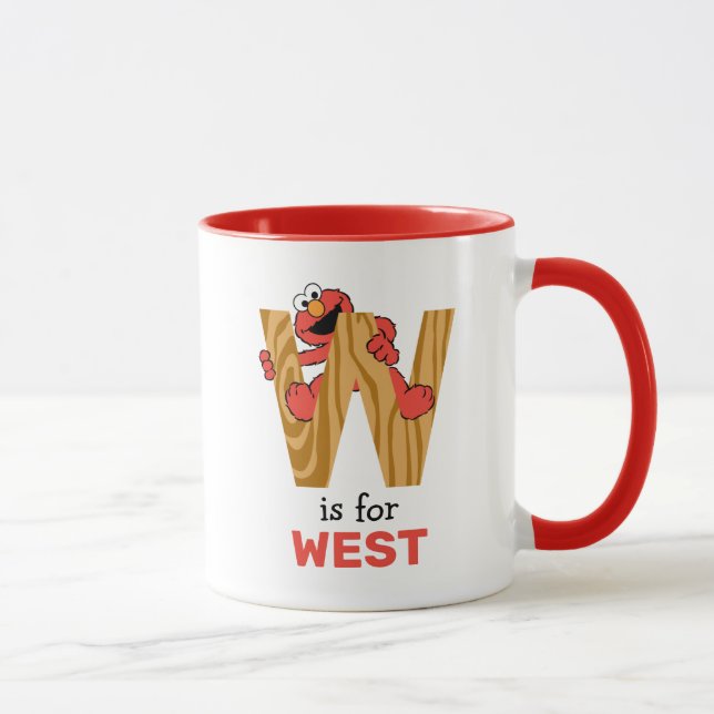 Mug Elmo Alphabet | W Bois (Droite)