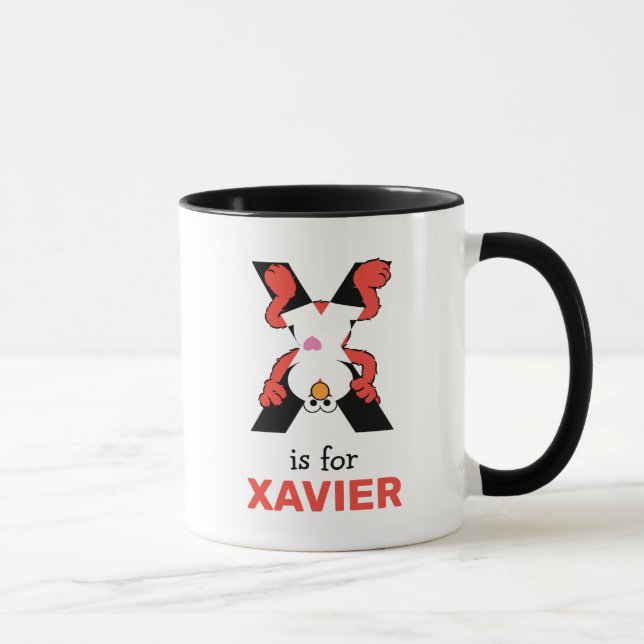 Mug Elmo Alphabet | X Xray (Droite)