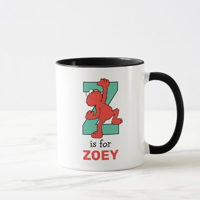 Mug Elmo Alphabet | Z Sarcelle (Droite)