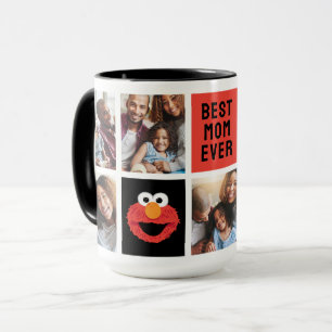 Mug Elmo Big Face   Maman - Photo Collage