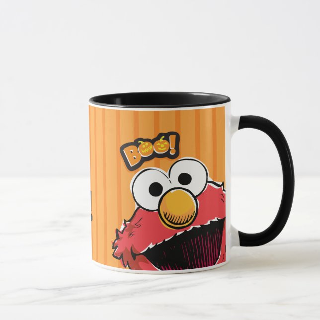 Mug Elmo - Boo ! | Ajouter Votre Nom (Droite)