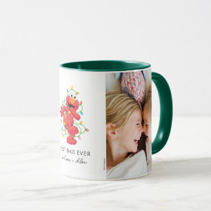 Mug Elmo de Noël Meilleur Papa - Photo